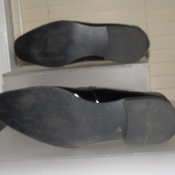 Calvin Klein Bernard Black Patent Loafers | Formal Slip-On Dress Shoes Size 9M